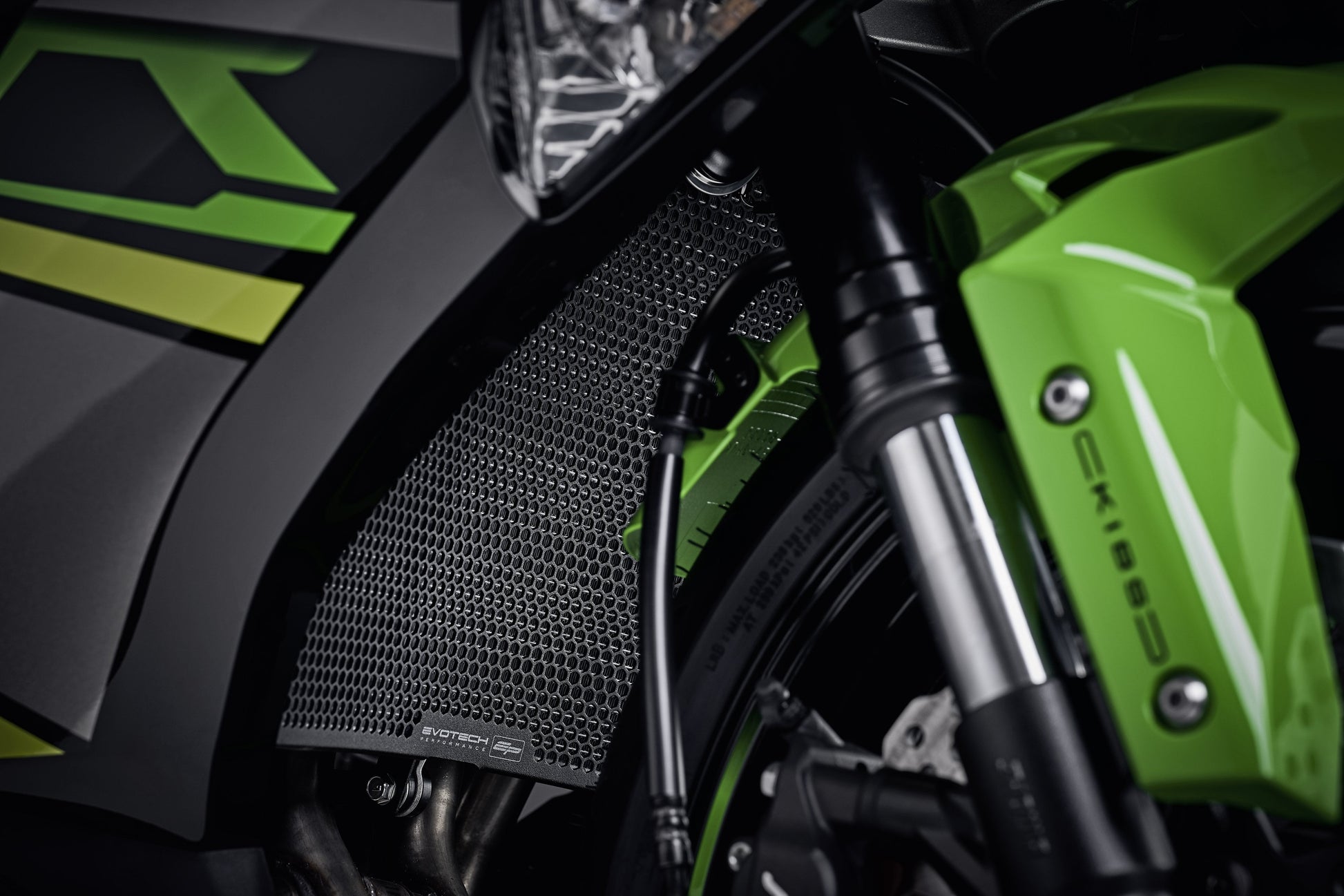 Evotech Kawasaki Ninja ZX-6R 40th Anniversary Edition Radiatorcover (2024+)