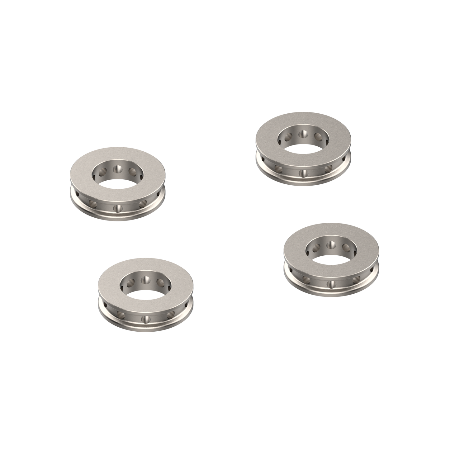 Evotech Aprilia Tuono V4 Factory Titanium Remklauw Spacers (2017-2020)