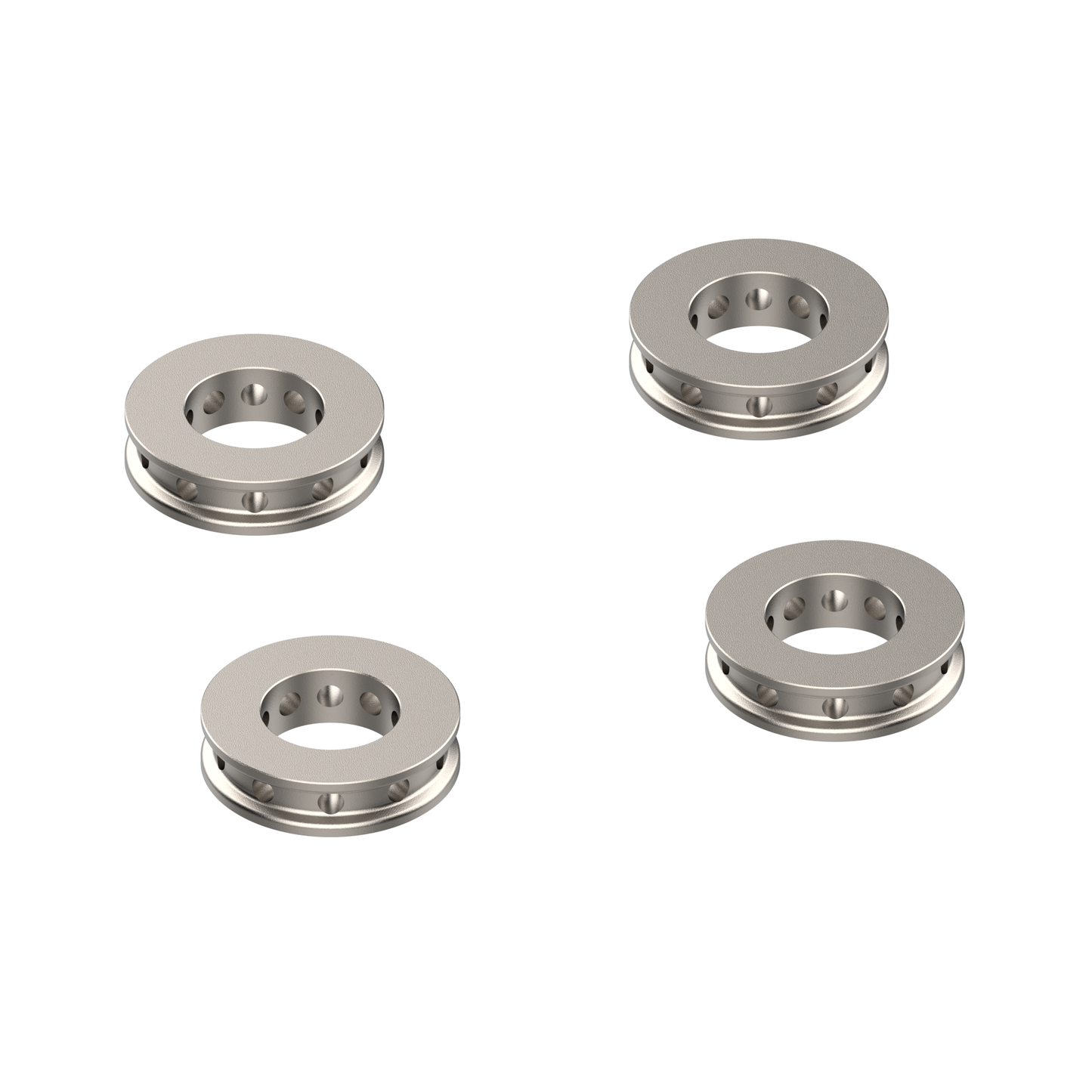 Evotech Ducati Panigale V4R Titanium Remklauw Spacers (2021-2024)