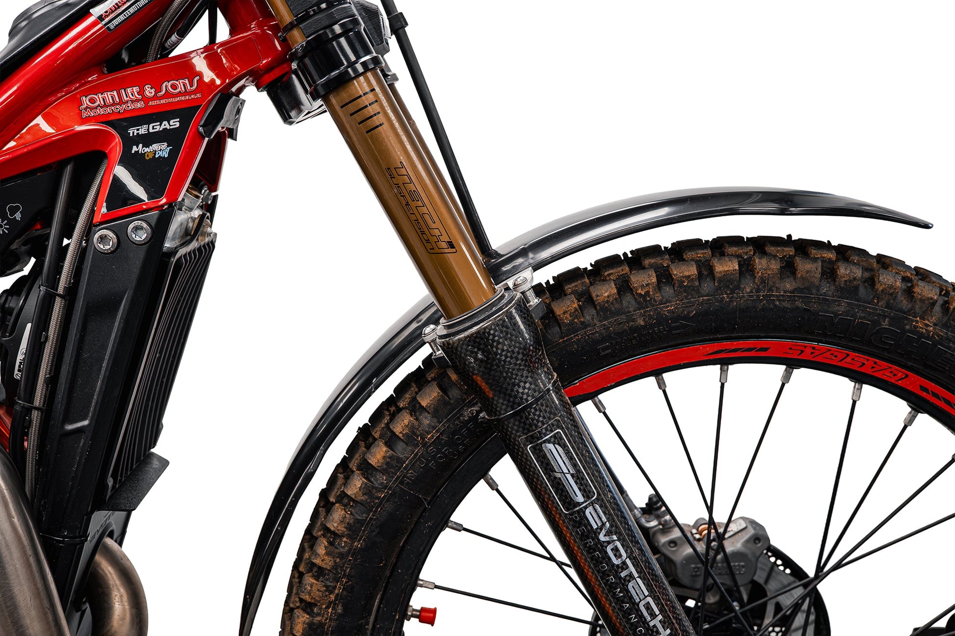 Evotech Front Mudguard Spacer Kit - Gas Gas TXT GP 250 (2023+)