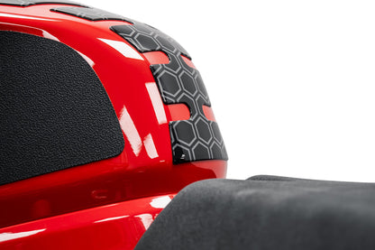 Evotech Performance Tankpad – Bescherming voor de benzinetank - Dark Grey Hexagon Pattern