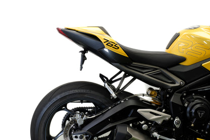 Verstelbare kentekenplaathouder incl. V1 knipperlichten Evotech - Triumph Street Triple 765 RX (2026)