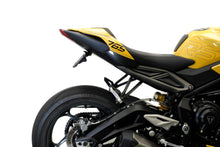 Verstelbare kentekenplaathouder incl. V1 knipperlichten Evotech - Triumph Street Triple 765 RX (2026)