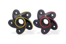 Achtertandwieldrager Black Edition (rood of goud accent) - Ducati Hypermotard 1100 EVO (2010-2012) beschikbare kleuren zwart-rood en zwart-goud