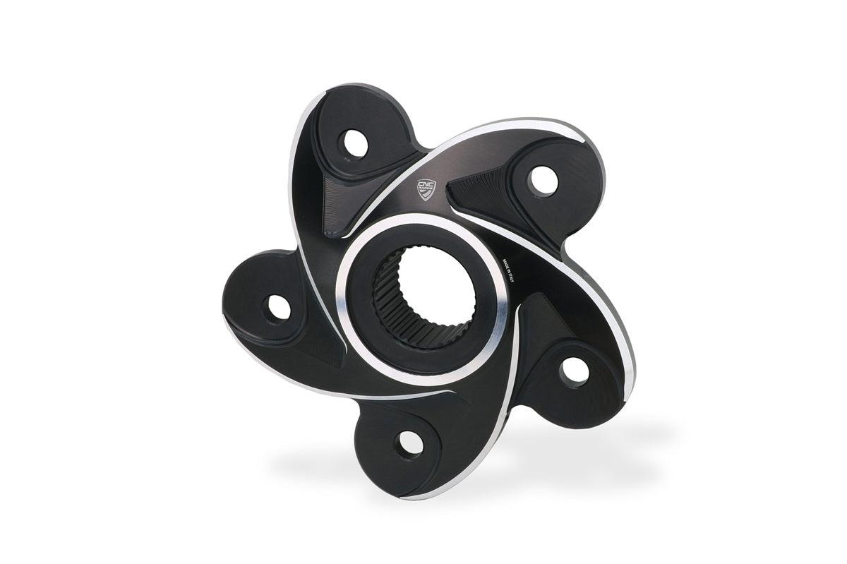 Achtertandwieldrager Bicolore - Ducati 996 (1998-2001) vooraanzicht zwart-zilver