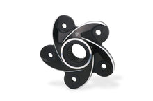 Achtertandwieldrager Bicolore - Ducati Multistrada 1100 (2007-2009) vooraanzicht zwart-zilver