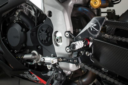 Einstellbarer Bremsschalter mit faltbaren Fußstützen und umgekehrt umgekehrt (GP-Verschiebung) Aprilia RSV4 2018-2019