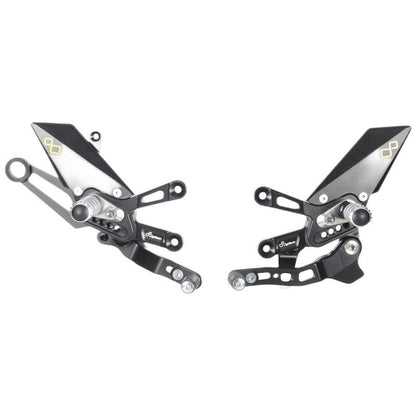 Einstellbarer Bremsschalter mit faltbaren Fußstützen und umgekehrt umgekehrt (GP-Verschiebung) Aprilia RSV4 2018-2019