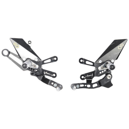 Einstellbarer Bremsschalter mit festen Fußstützen und umgekehrt umgekehrt (GP-Verschiebung) Aprilia Tuono V4 2018-2020