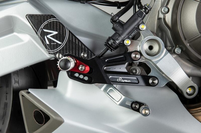 Verstelbare remschakelset met opklapbare voetsteunen Aprilia RS 660 2020-2024