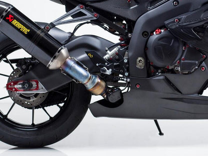 Conjunto de enlaces de freno ajustables R (edición especial) con reposapiés plegables y protectores de tacones de carbono BMW HP4 2013-2018