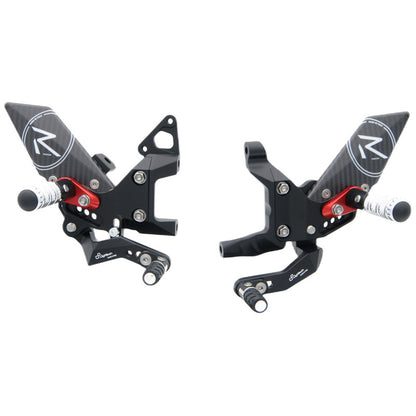 Conjunto de interruptor de freno ajustable R (edición especial) con reposapiés plegables y patrón de cambio estándar Ducati Panigale V2 Bayliss 1er Campeón 20 aniversario 2022-2024