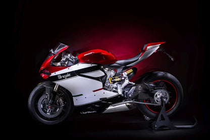 Conjunto de interruptor de freno ajustable R (edición especial) con reposapiés plegables y patrón de cambio estándar Ducati Panigale V2 Bayliss 1er Campeón 20 aniversario 2022-2024