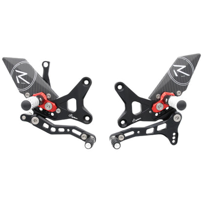 Justerbar bromsbrytare Set R (specialutgåva) med fällbara fotstöd Kawasaki ZX-10R 2011-2015