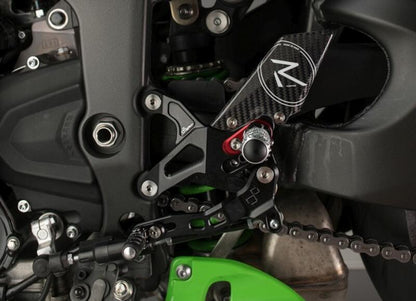 Justerbar bromsbrytare Set R (specialutgåva) med fällbara fotstöd och standardomkopplare Kawasaki ZX6R 2005+