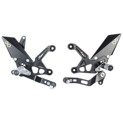 Enlace de freno ajustable Conjunto con reposes fijos Kawasaki Z900 2017-2023