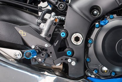 Enlace de freno ajustable Conjunto con reposapiés plegables Suzuki GSX-S 1000 GT 2022+