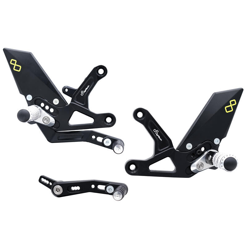 Verstelbare remschakelset met vaste voetsteunen Triumph Speed Triple 1200 RS 2021-2024