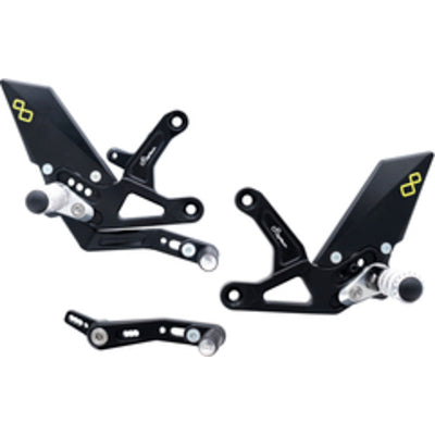 Verstelbare remschakelset met opklapbare voetsteunen Triumph Speed Triple 1200 RX 2021+