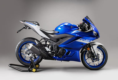 Einstellbarer Bremsschalter mit faltbaren Fußstützen und Standardschalter -Muster Yamaha R3 2015+ gesetzt