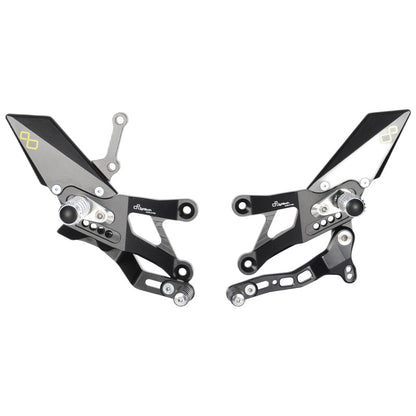 Einstellbarer Bremsschalter mit faltbaren Fußstützen und umgekehrt umgekehrt (GP -Verschiebung) Yamaha R3 2015+