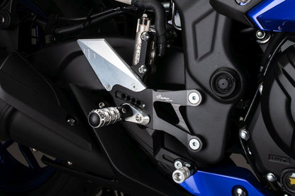 Einstellbarer Bremsschalter mit faltbaren Fußstützen und umgekehrt umgekehrt (GP -Verschiebung) Yamaha R3 2015+