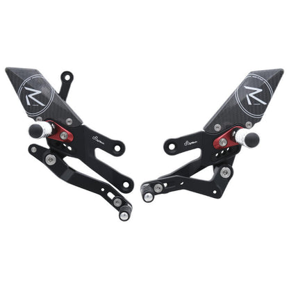 Conjunto de enlace de freno ajustable R (edición especial) con reposapiés plegables Yamaha R7 2022+
