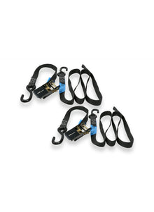 MOTORCYCLE TIE DOWN RATCHET STRAP KIT Ducati Hypermotard 1100S (2007-2009)