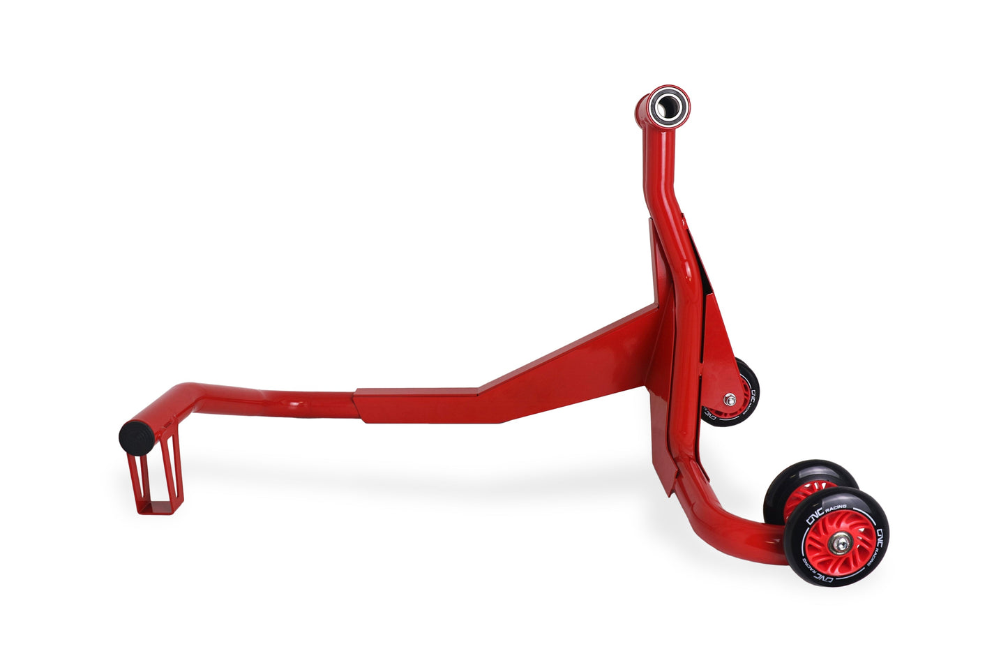 CNC Racing enkelzijdige paddockstand staal incl. 42,7mm pen MV Agusta Stradale 800 (2015-2017) zijaanzicht rechts
