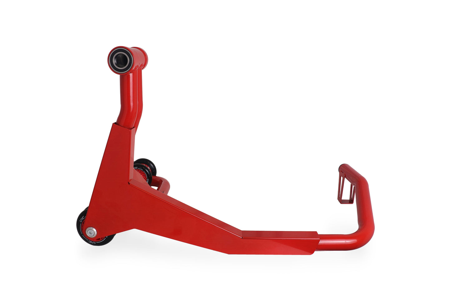 CNC Racing enkelzijdige paddockstand staal incl. 53,5mm pen BMW R 1300 GS Option 719 Tramuntana (2024+) zijaanzicht links