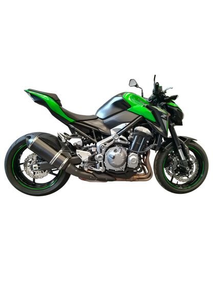 G&G Big Oval slip-on exhaust Kawasaki Z900 2017+