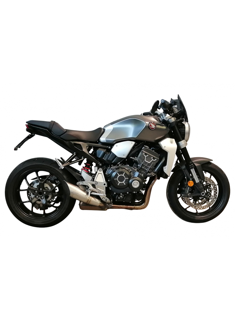 G&G GP slip-on exhaust Shotblasted Honda CB1000R Neo Sports 2018+