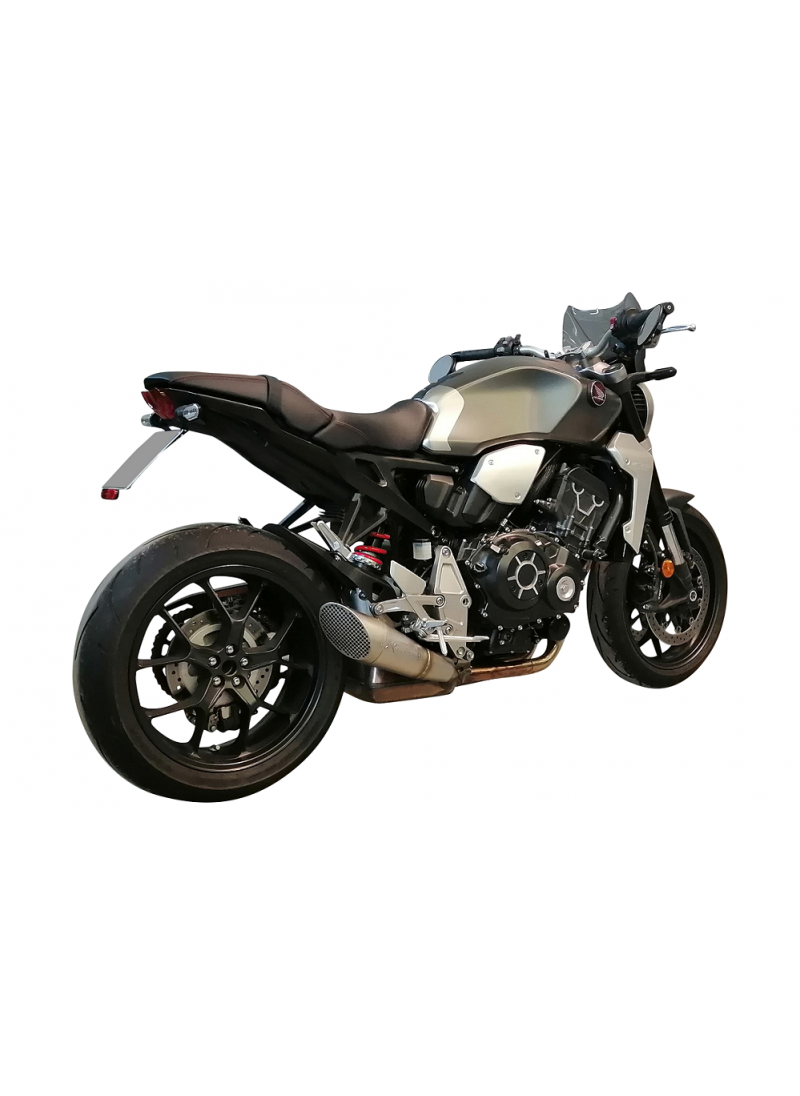 G&G GP slip-on exhaust Shotblasted Honda CB1000R Neo Sports 2018+