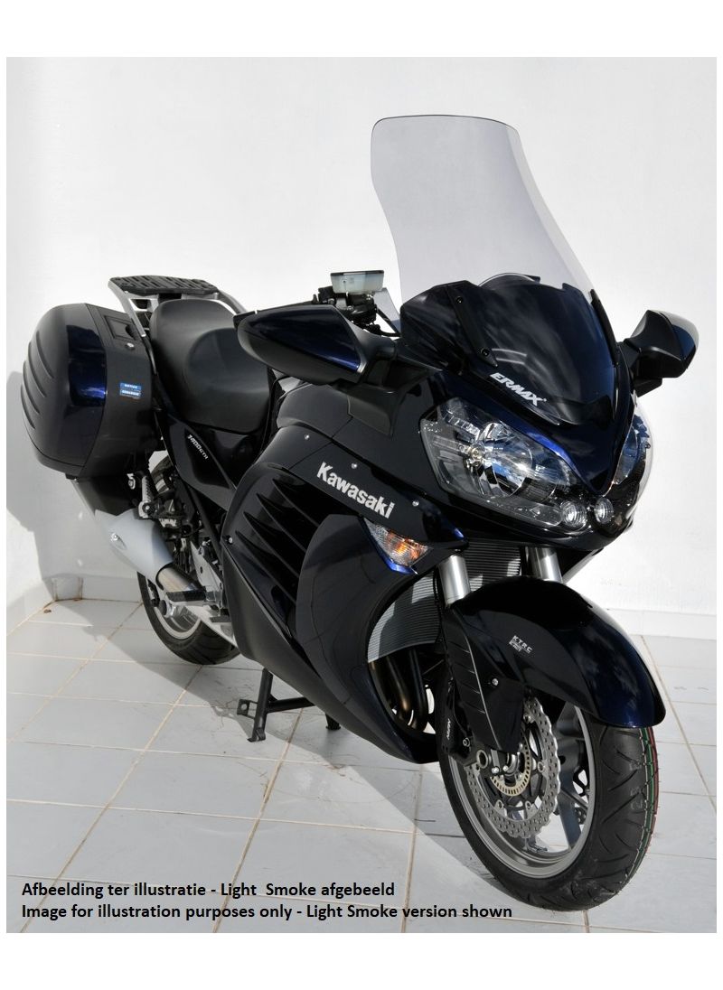 Ermax Light Black Windscreen 64cm for Kawasaki GTR1400 2010-2014