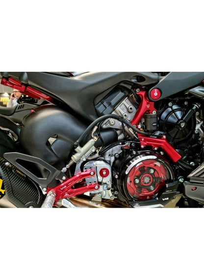 Brake Line Cover with Fluid Tank Bracket Ducati Streetfighter V4 2023+