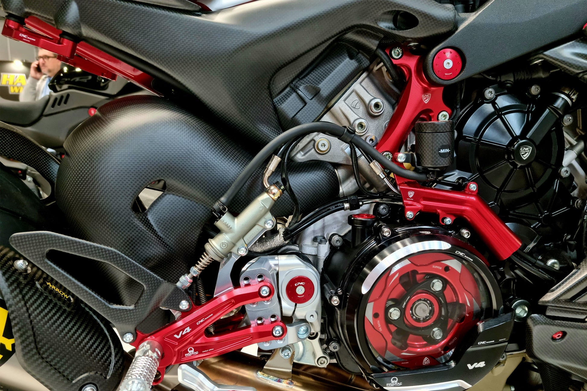 Motorblok montagesteun Ducati Streetfighter V4 (2020-2022)