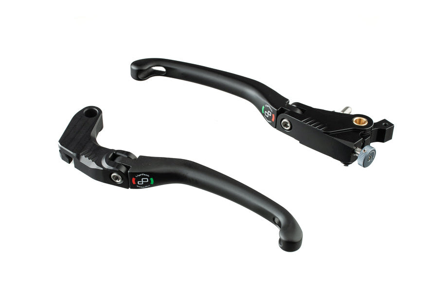 Lightech J magnesium opklapbare rem- en koppelingshendel set - Aprilia Tuono 660  (2021+) remhendel en koppelingshendel