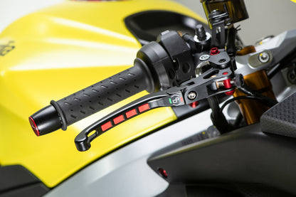 Lightech Alien magnesium opklapbare rem- en koppelingshendel set - Aprilia RSV4 Factory (2021-2024)