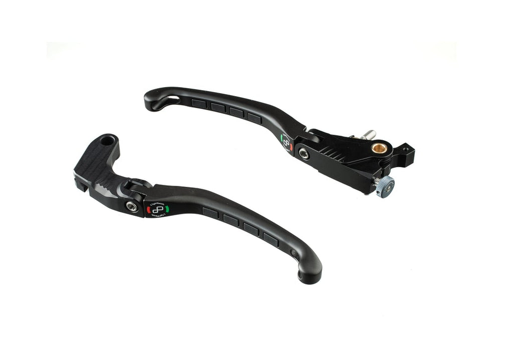 Lightech Alien magnesium opklapbare rem- en koppelingshendel set - Aprilia RS660 (2021+) remhendel en koppelingshendel