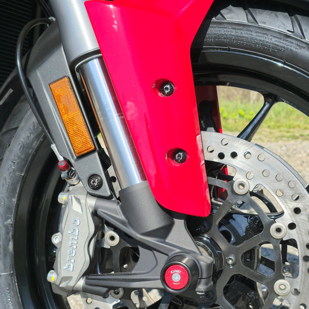 Voorspatbord boutenset KV471B zwart Ducati Multistrada V2 en V4