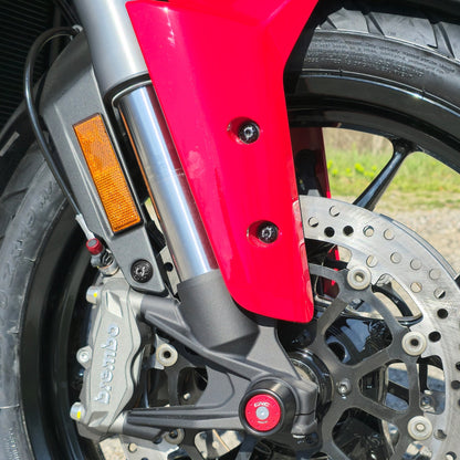 Voorspatbord boutenset KV471B zwart Ducati Multistrada V2 en V4