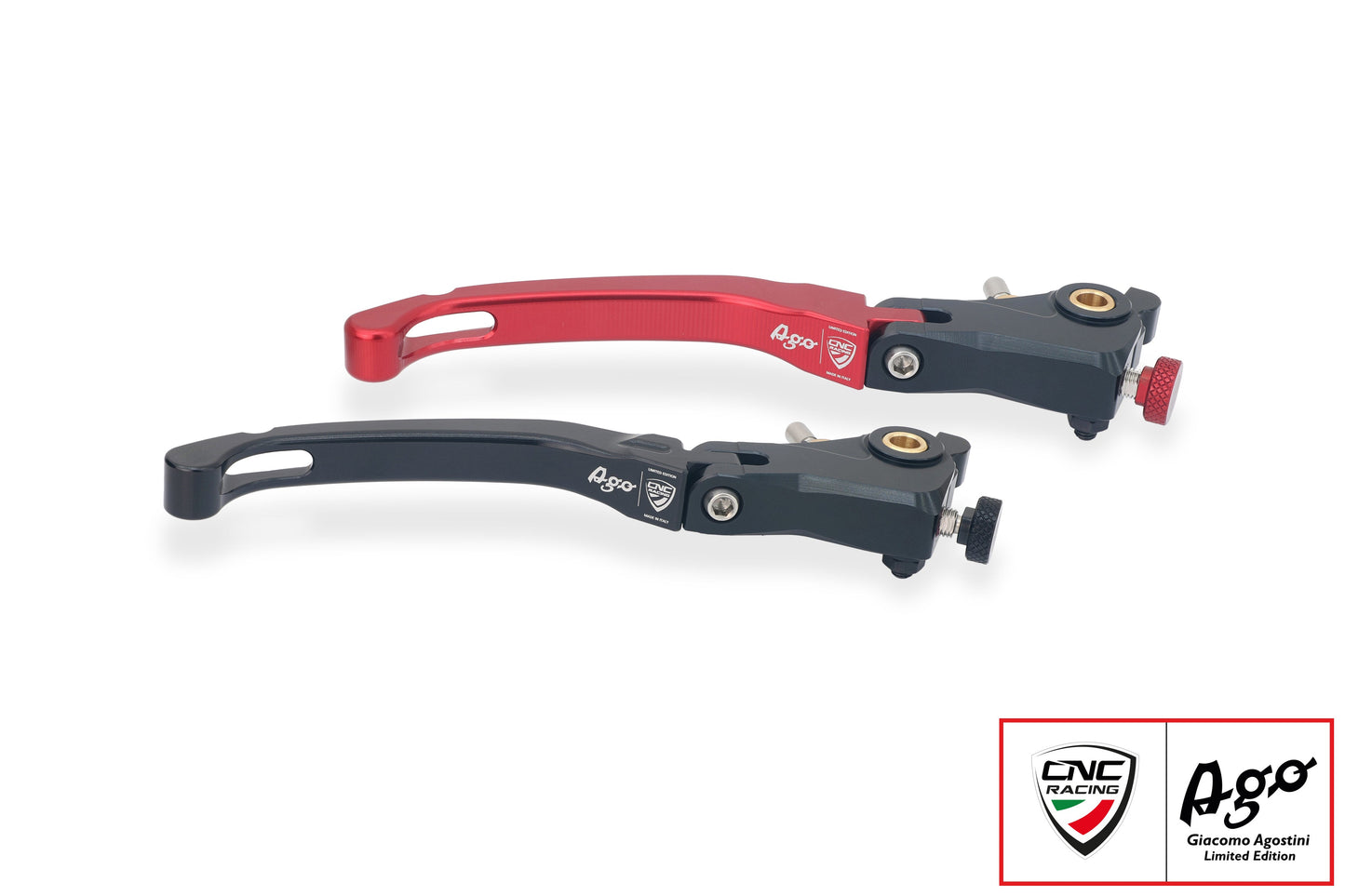 Carbon koppelingshendel beschermer Giacomo Agostini Edition - CNC Racing Ducati Hypermotard 950 RVE (2020-2025)