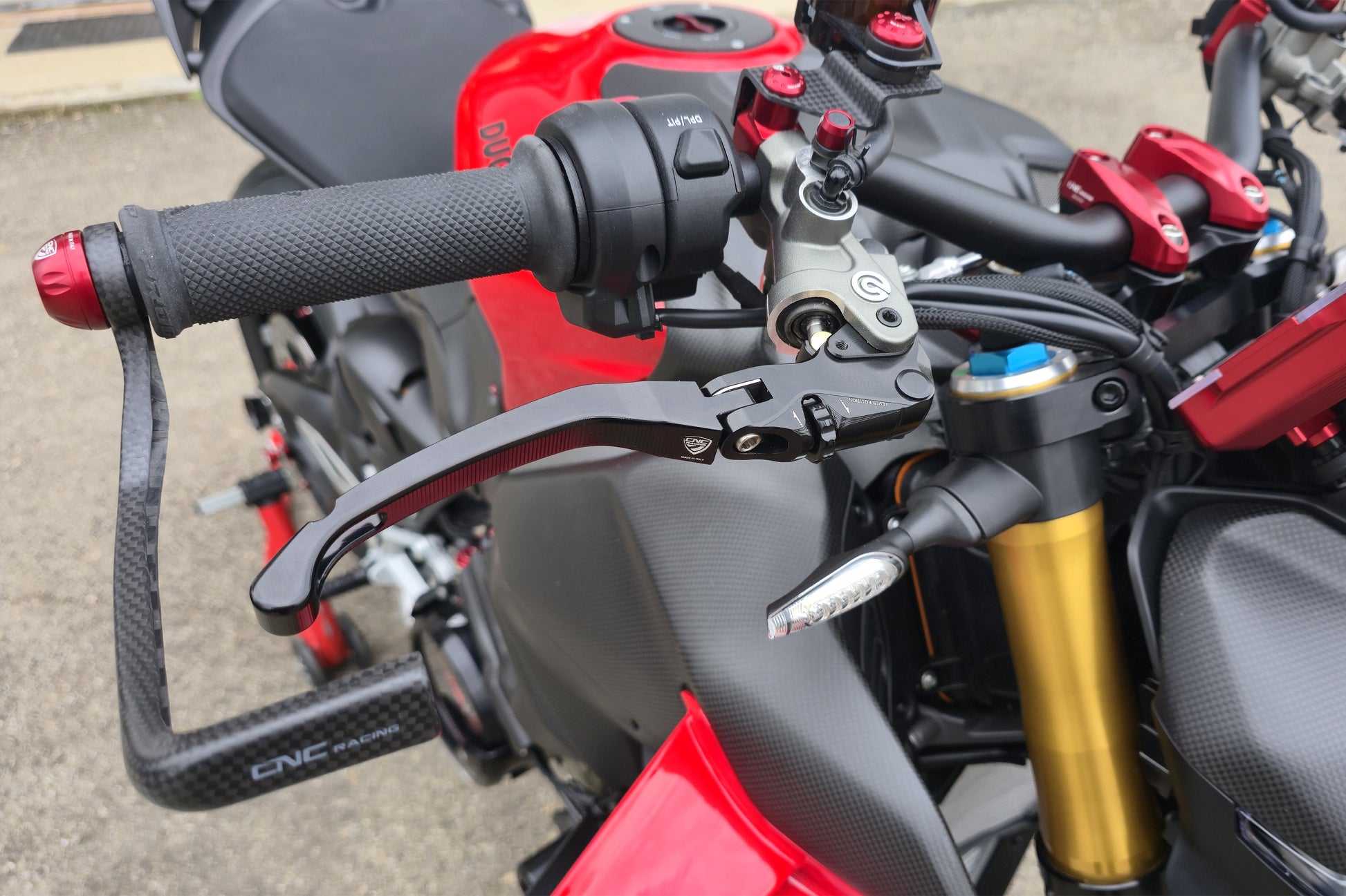 Opklapbare remhendel - met horizontale verstelknop Ducati Streetfighter V4 S (2020-2022)