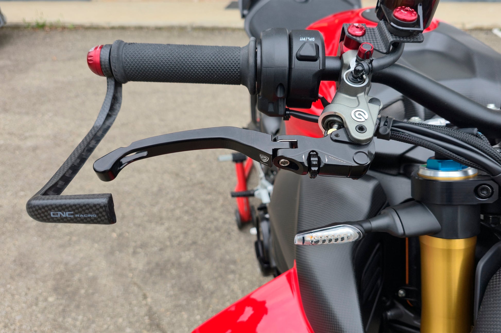 Opklapbare remhendel - met horizontale verstelknop Ducati Multistrada V4 Pikes Peak (2022+)