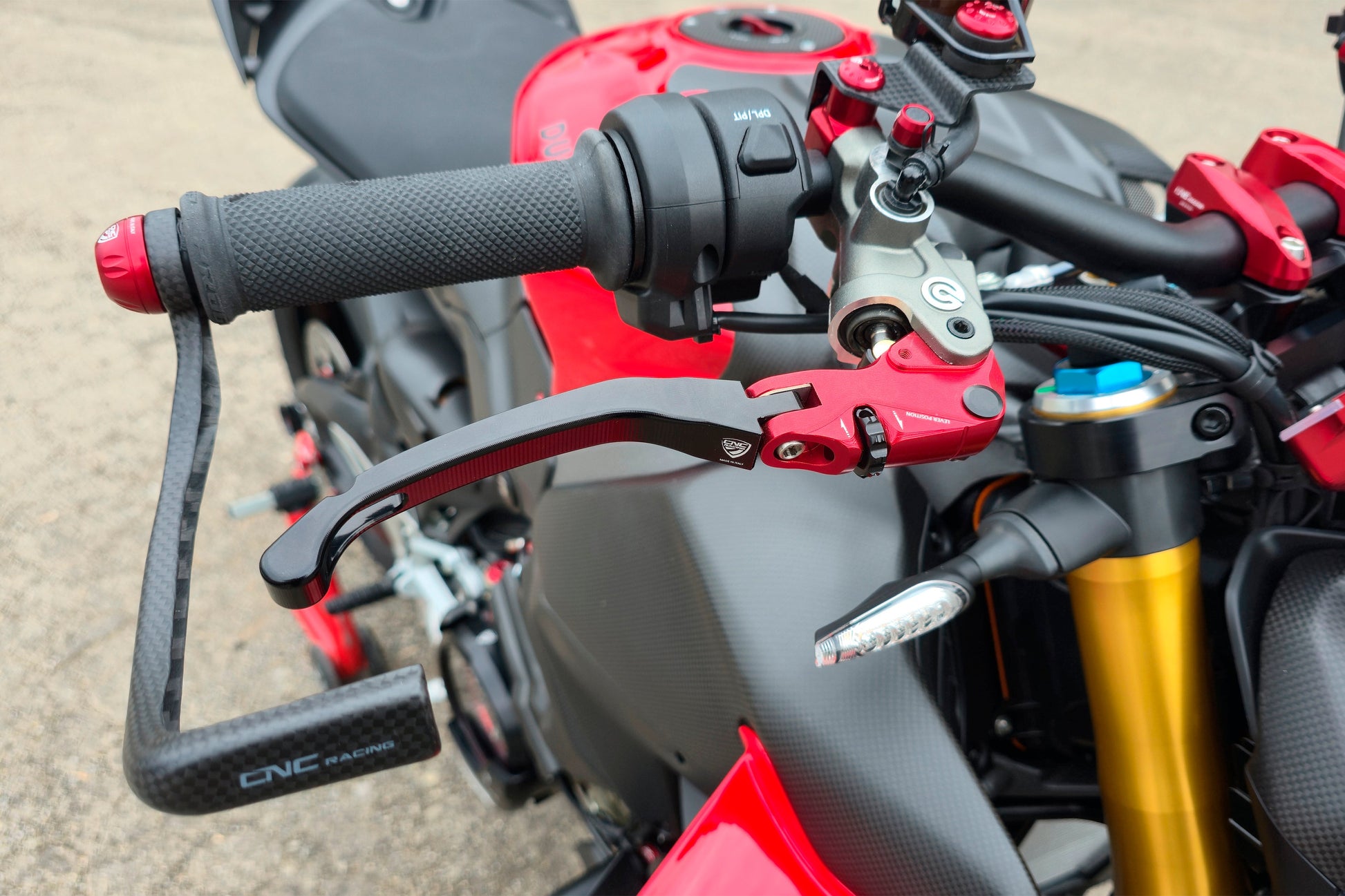 Opklapbare remhendel - met horizontale verstelknop Ducati Multistrada 1200 (2015-2017)
