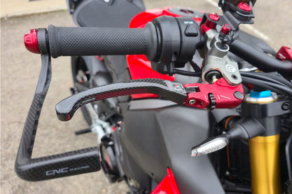 Carbon opklapbare remhendel - met horizontale verstelknop Aprilia RSV4 Factory (2025+)