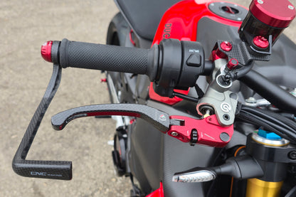 Carbon opklapbare remhendel - met horizontale verstelknop Ducati Multistrada 1200 (2010-2012)