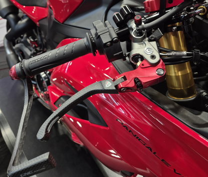 Carbon opklapbare remhendel - met horizontale verstelknop Ducati Multistrada 1260 Pikes Peak (2018-2020)
