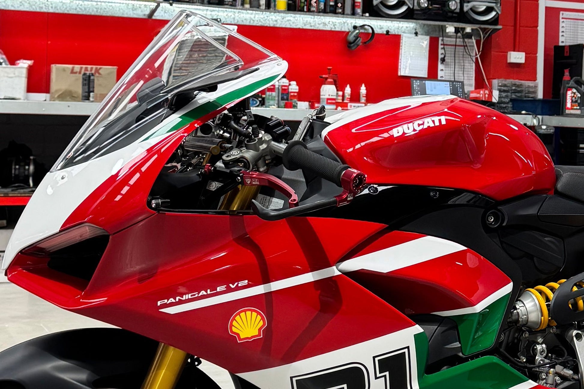 Koppelingshendelbeschermer Troy Bayliss Limited Edition Ducati Streetfighter V4S (2025+)