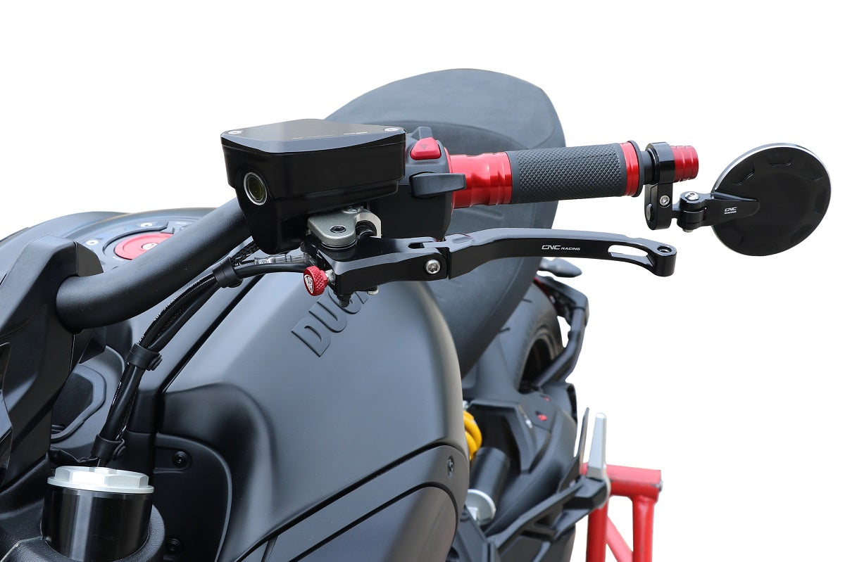 Stuurgewichtset 'Mini' CNC Racing BMW R 1250 GS Adventure - Edition 40 Years GS (2021-2023) gemonteerd inclusief CNC Racing hendelset